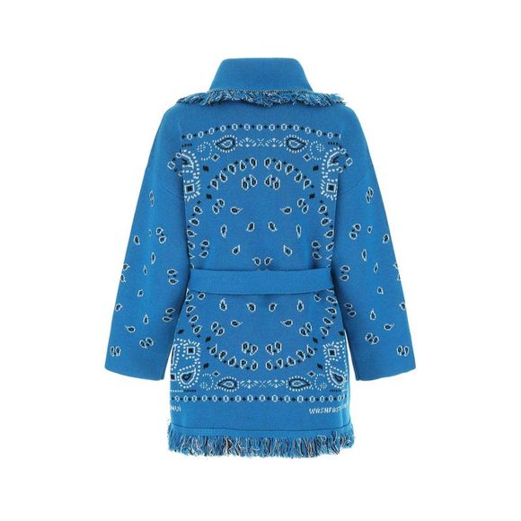 ALANUI Embroidered cashmere Bandana cardigan - Picture 2 of 2